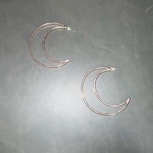 Crescent moon earrings